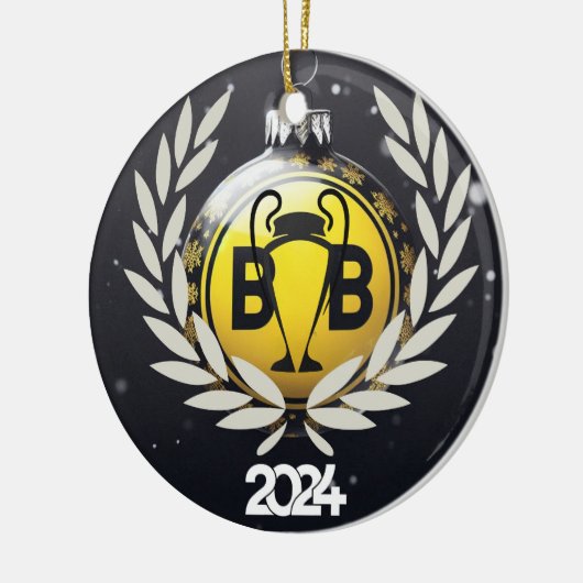 DORTMUND GEÏNSPIREERD KERAMISCH ORNAMENT (Links)