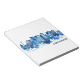 Dortmund Germany Skyline Blue Notitieblok (Schuin)