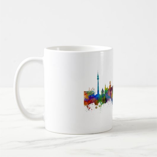 Dortmund Germany Skyline Koffiemok (Links)