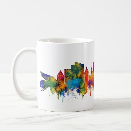 Dortmund Germany Skyline Koffiemok (Links)