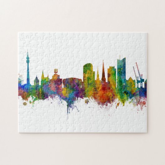 Dortmund Germany Skyline Legpuzzel (Horizontaal)