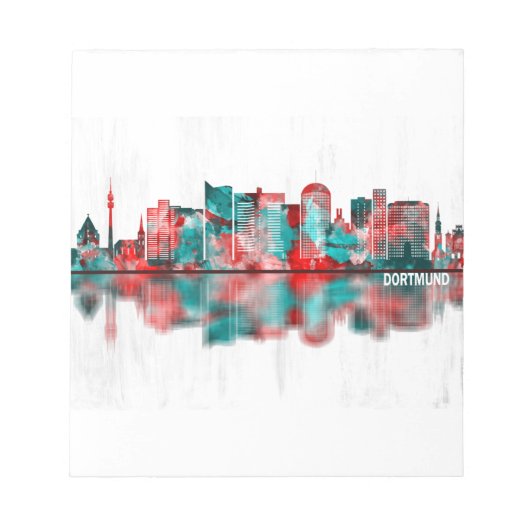Dortmund Germany Skyline Notitieblok (Voorkant)
