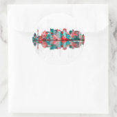 Dortmund Germany Skyline Ronde Sticker (Tas)