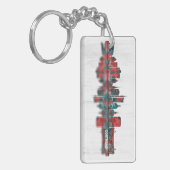 Dortmund Germany Skyline Sleutelhanger (Voorkant Links)