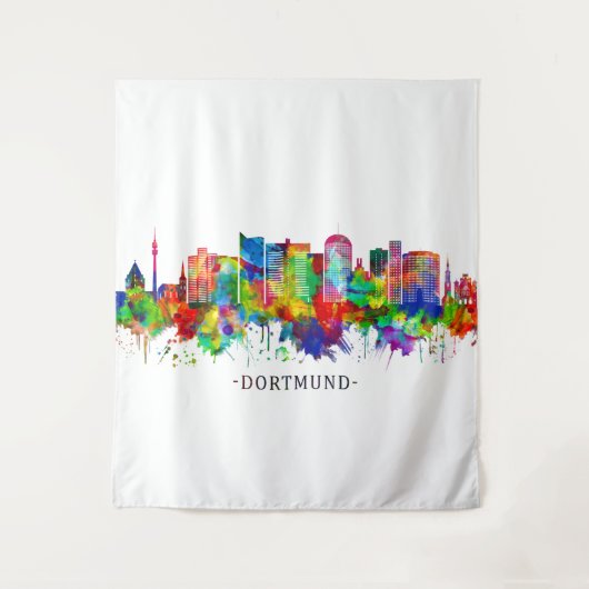 Dortmund Germany Skyline Wandkleed (Voorkant)