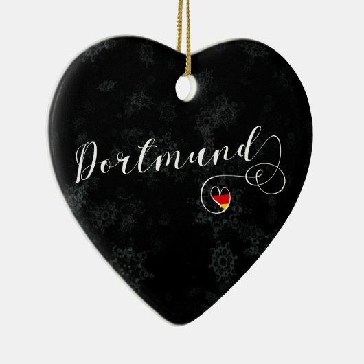 Dortmund Heart, Ornament met kerstbomen, Duitsland (Rechts)