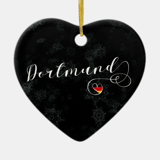 Dortmund Heart, Ornament met kerstbomen, Duitsland (Voorkant)