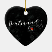 Dortmund Heart, Ornament met kerstbomen, Duitsland (Achterkant)