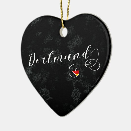 Dortmund Heart, Ornament met kerstbomen, Duitsland (Links)