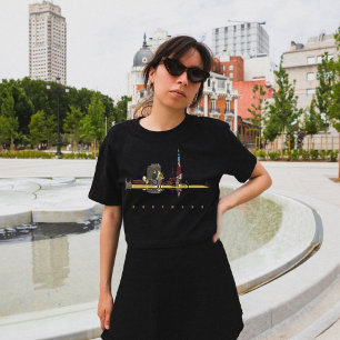 Dortmund Landmarktoren Gouden Gloed Reis T-shirt