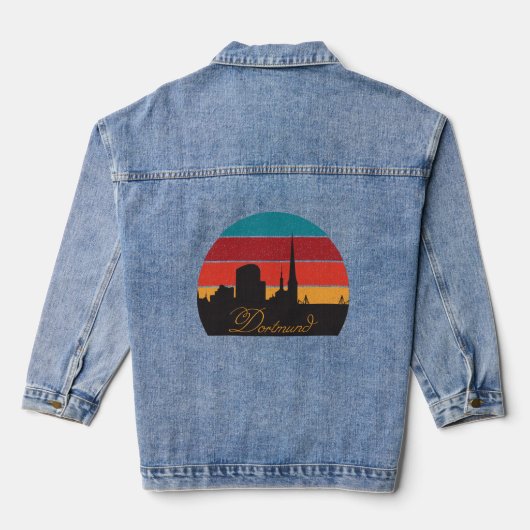 Dortmund Silhouette Denim Jacket (Achterkant)