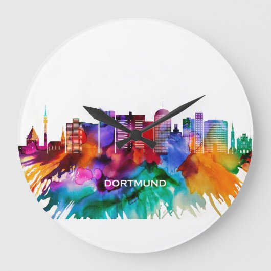 Dortmund Skyline Grote Klok (Voorkant)