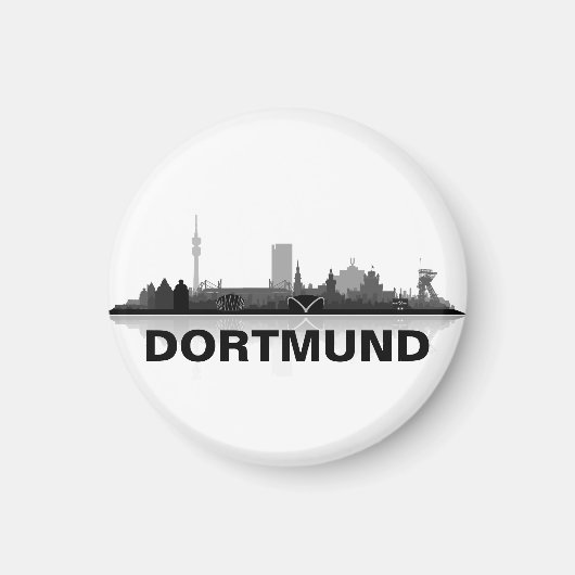 Dortmund Skyline Kühlschrank Magnet (Voorkant)