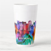 Dortmund Skyline Latte Mok (Voorkant)