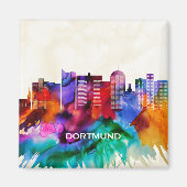 Dortmund Skyline Magneet (Voorkant)