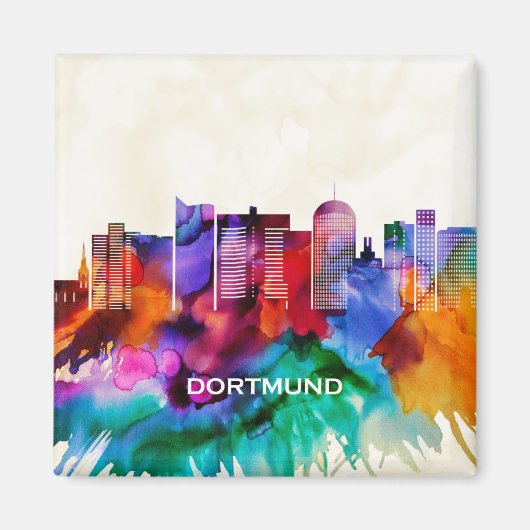 Dortmund Skyline Magneet (Voorkant)