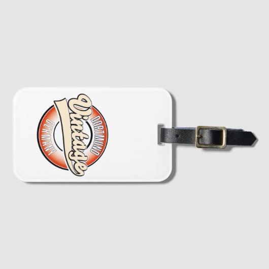 Dortmund  stijl logo, bagagelabel (Voorkant (horizontaal))