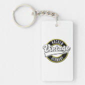 Dortmund  stijl logo, sleutelhanger (Voorkant)