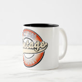 Dortmund stijl logo, tweekleurige koffiemok (Voorkant rechts)