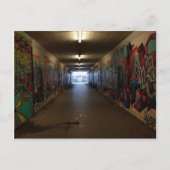 Dortmund U-Bahn Grafitti am Bahnhof Briefkaart (Voorkant)