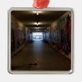 Dortmund U-Bahn Grafitti am Bahnhof Metalen Ornament (Voorkant)