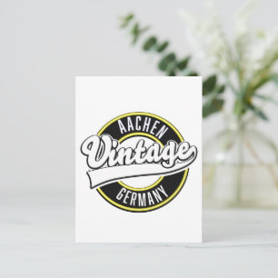 Dortmund vintage stijl logo, ansichtkaart briefkaart