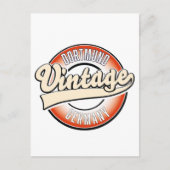 Dortmund vintage stijl logo, briefkaart (Voorkant)