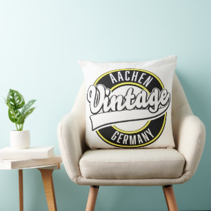 Dortmund vintage stijl logo, kussensloop kussen