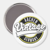Dortmund vintage stijl logo, magneet (Voorkant / Achterkant)