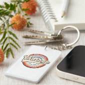 Dortmund vintage stijl logo, sleutelhanger (Voorkant Rechts)