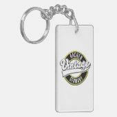 Dortmund vintage stijl logo, sleutelhanger (Voorkant Links)