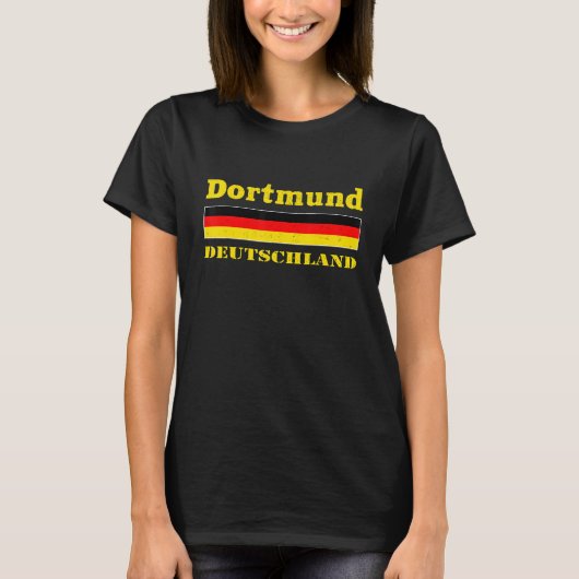 Dortmund Westfaalse Duitsland Dialect Souvenir_7 T-shirt (Voorkant)