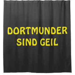 Dortmunder sind geil Design  Douchegordijn