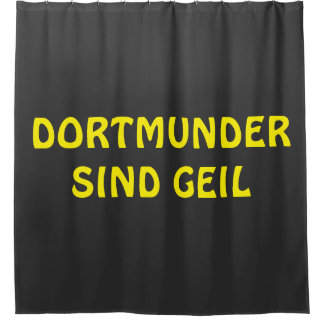 Dortmunder sind geil Design  Douchegordijn