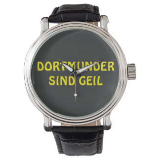 Dortmunder sind geil Design Horloge