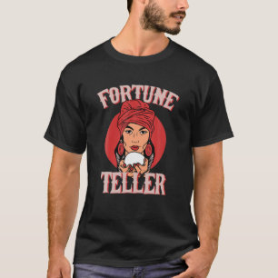Dortune Telling Tarot Kaart Black Magic Witchcraft T-shirt