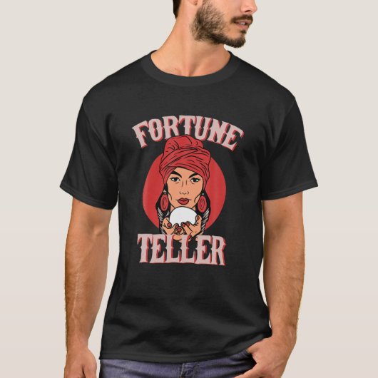 Dortune Telling Tarot Kaart Black Magic Witchcraft T-shirt (Voorkant)