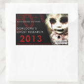 DORUDORU 2013 DOLL RECHTHOEKIGE STICKER (Tas)