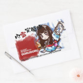 DORUDORU RSTKG RECHTHOEKIGE STICKER (Envelop)