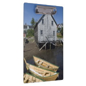 Dory bouwer,Lunenburg, Nova Scotia, Canada Klembord (Rechts)