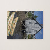 Dory bouwer,Lunenburg, Nova Scotia, Canada Legpuzzel (Horizontaal)