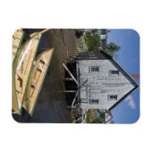 Dory bouwer,Lunenburg, Nova Scotia, Canada Magneet (Horizontaal)
