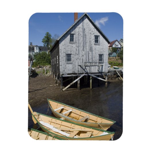 Dory bouwer,Lunenburg, Nova Scotia, Canada Magneet (Verticaal)