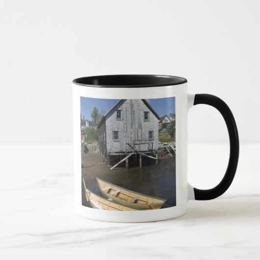 Dory bouwer,Lunenburg, Nova Scotia, Canada Mok (Rechts)