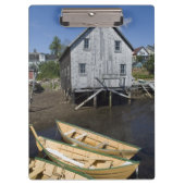 Dory builder, Lunenburg, Nova Scotia, Canada Klembord (Voorkant)