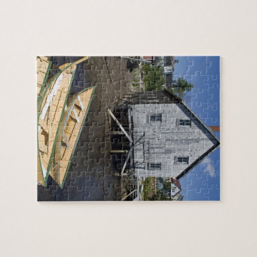 Dory builder, Lunenburg, Nova Scotia, Canada Legpuzzel (Horizontaal)