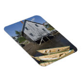 Dory builder, Lunenburg, Nova Scotia, Canada Magneet (Rechterzijde)