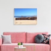 Dory Vist Fleet, Newport Beach, Californië Canvas Afdruk (Insitu (Woonkamer))