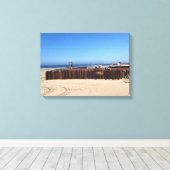 Dory Vist Fleet, Newport Beach, Californië Canvas Afdruk (Insitu (Houten vloer))