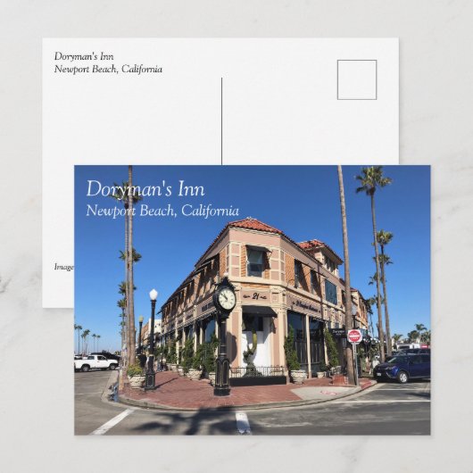 Doryman's Inn, Newport Beach, Californië Briefkaart (Voorkant / Achterkant)
